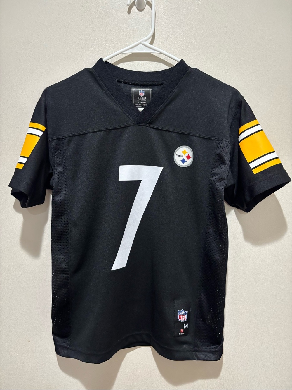 NFL Pittsburgh Steelers Ben Roethlisberger #7 Football Jersey Youth Medium